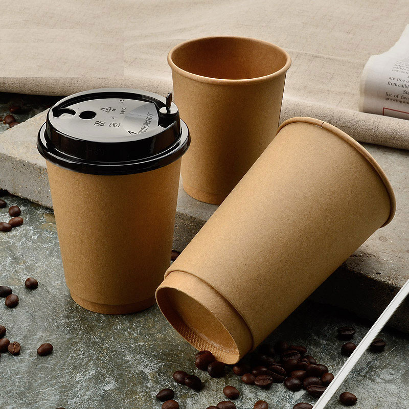 De que material están feitos cuncas de papel desbotables?