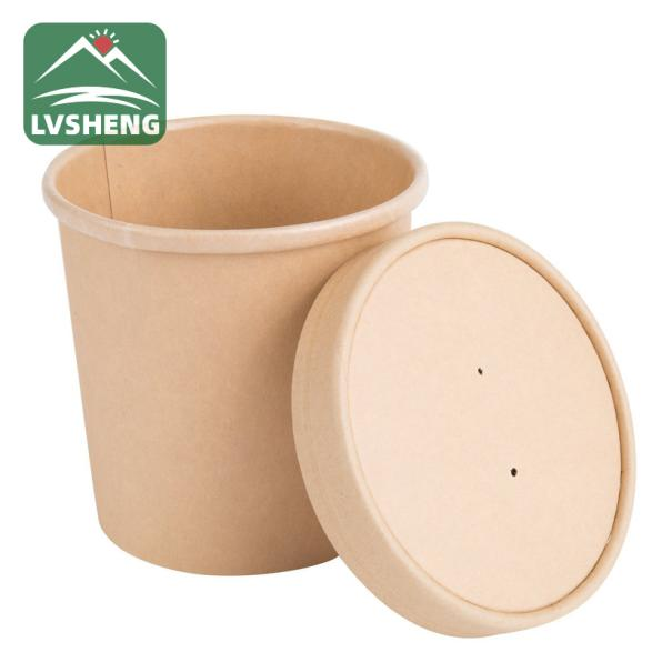 Material reciclable baseado en fibra para cuncas de papel e tapas de papel