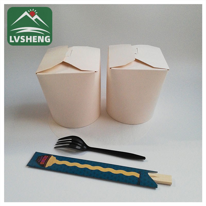 Cunca de papel marrón para un recipiente de papel para levar