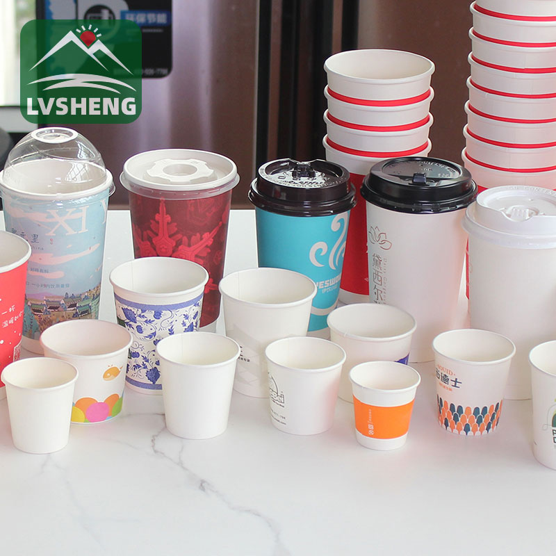 Cunca de papel personalizada con tapa