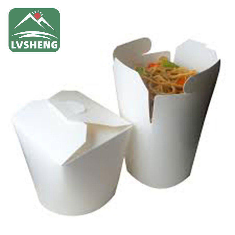 Caixa de fideos de papel kraft
