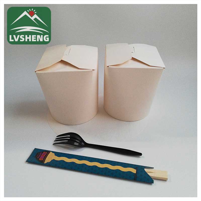 Recipiente de comida de papel